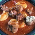 Fufu with Goat Light Soup